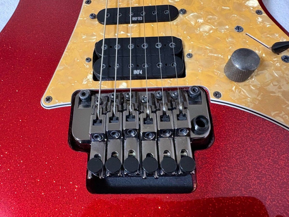 Ibanez RG450 Red Sparkle 2013 Rare Electric Guitar Edge Zero II Soft Case