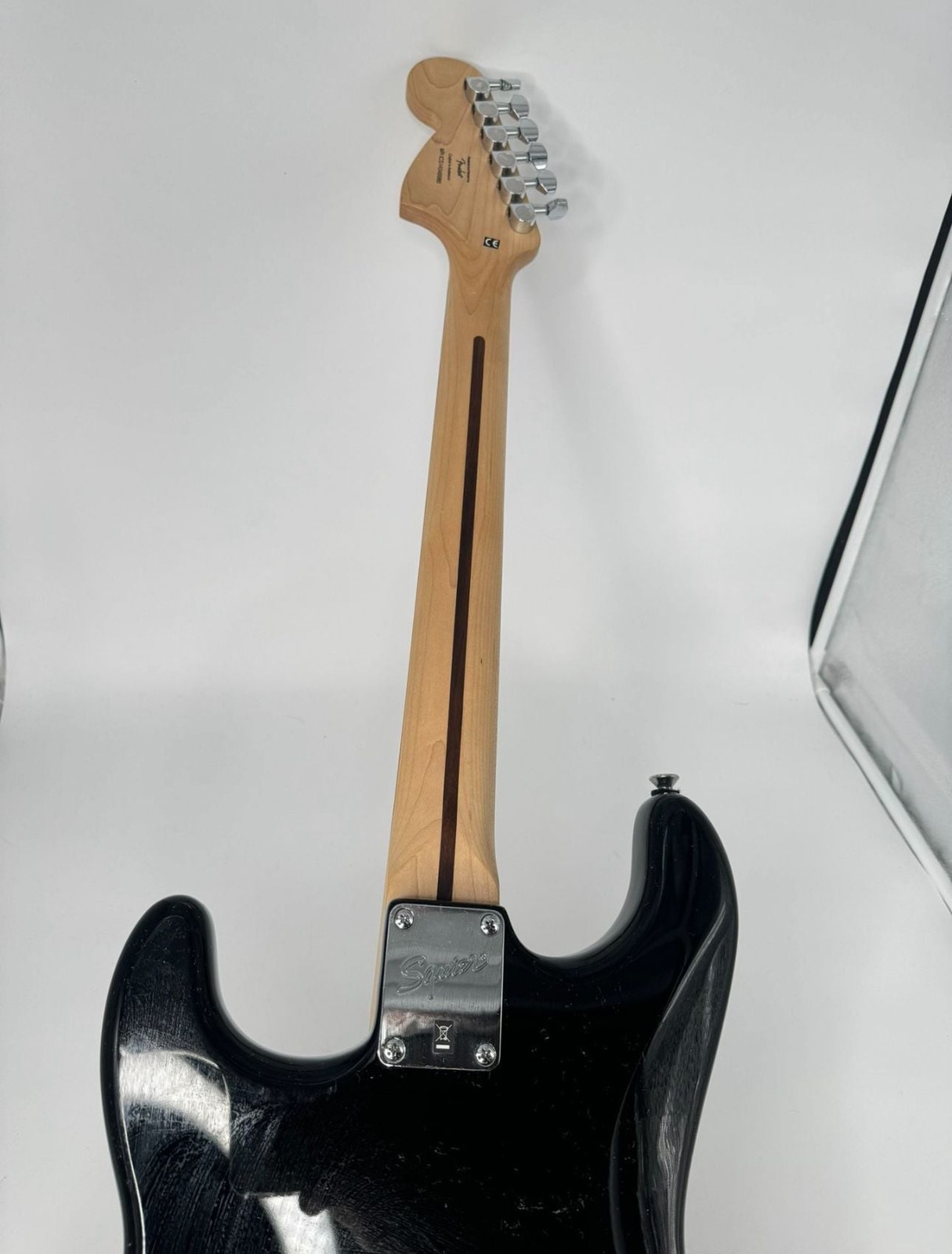 Fender Squier Black Hard Rock Cafe Strat Electric Guitar
