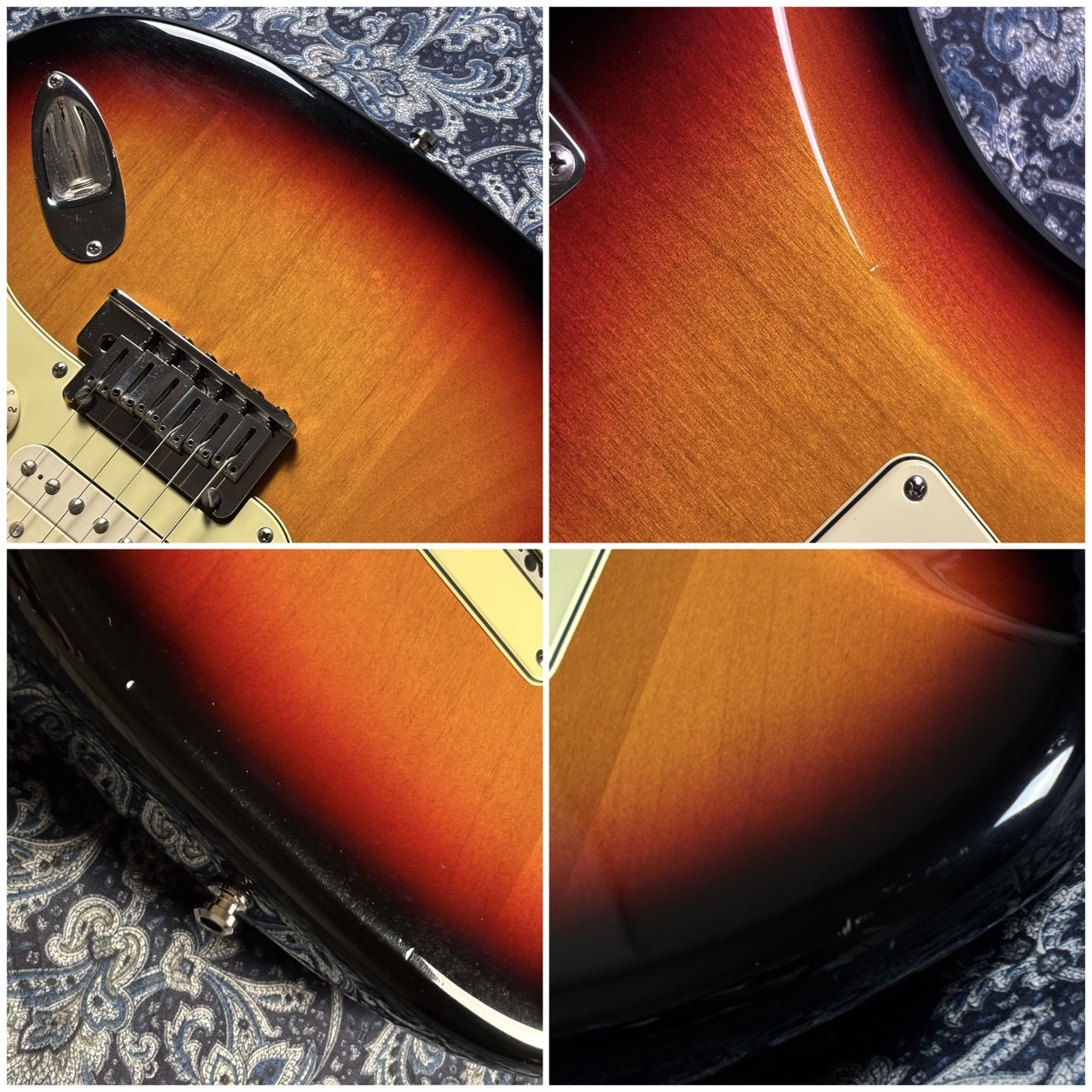 Fender American Deluxe Stratocaster Maple HSS 3-Color Sunburst 3.61kg 2007
