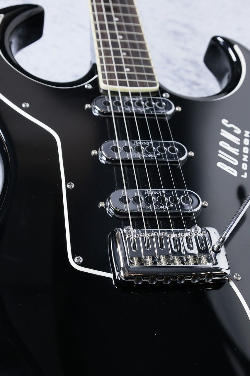 Burns Bison Guitar -Black- (2000s) (no260219)