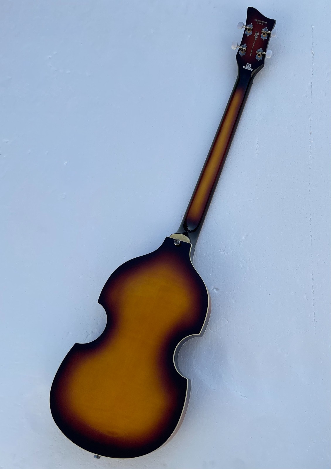 Flaws 30″ Scale Length 4 Strings Electric Violin Bass Semi Hollowbody Glossy
