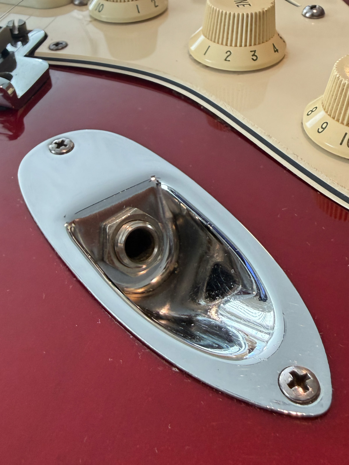 1996 Fender American Standard Stratocaster USA Candy Apple Electric Guitar