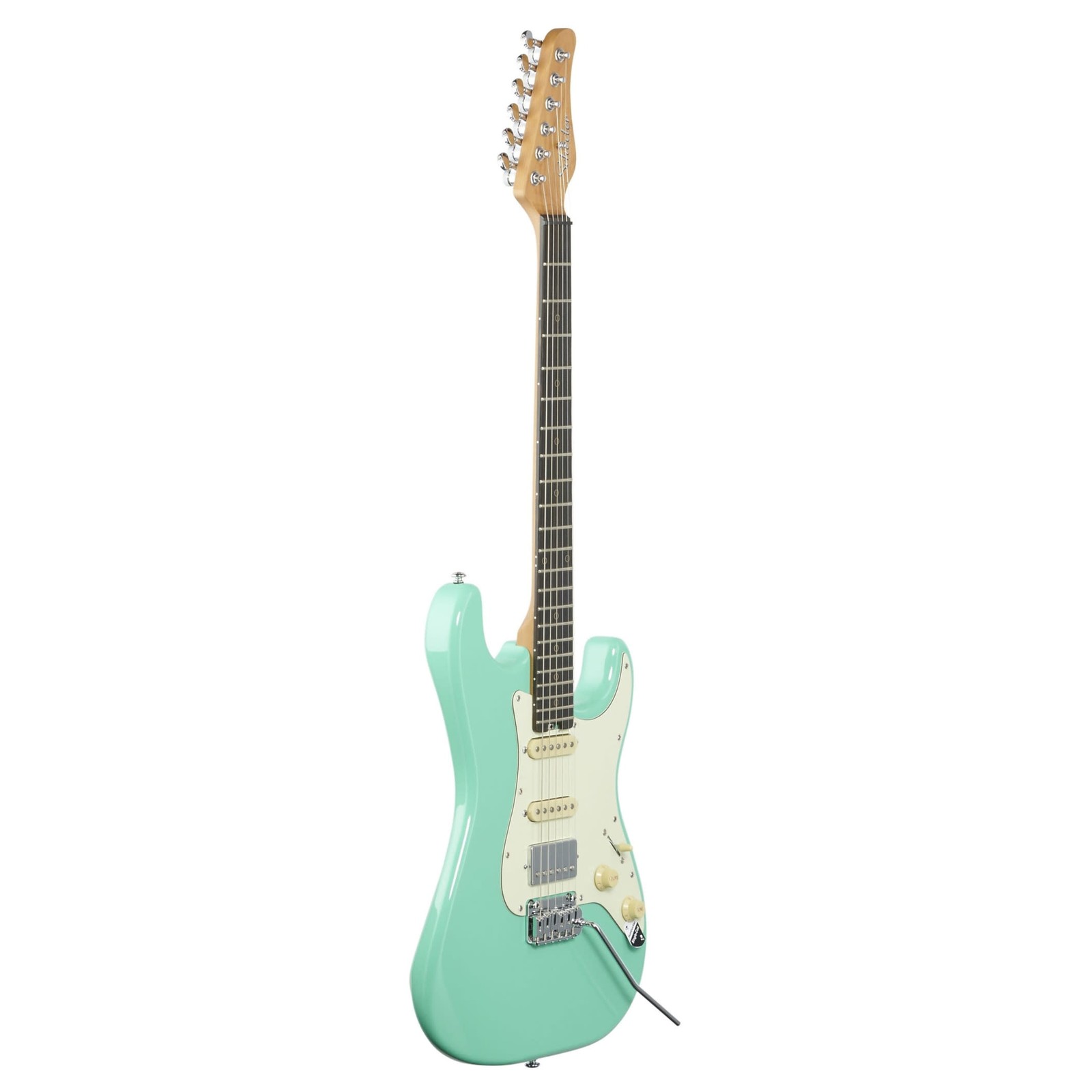Schecter 1540 Nick Johnston Traditional HSS Electric Guitar, Atomic Green