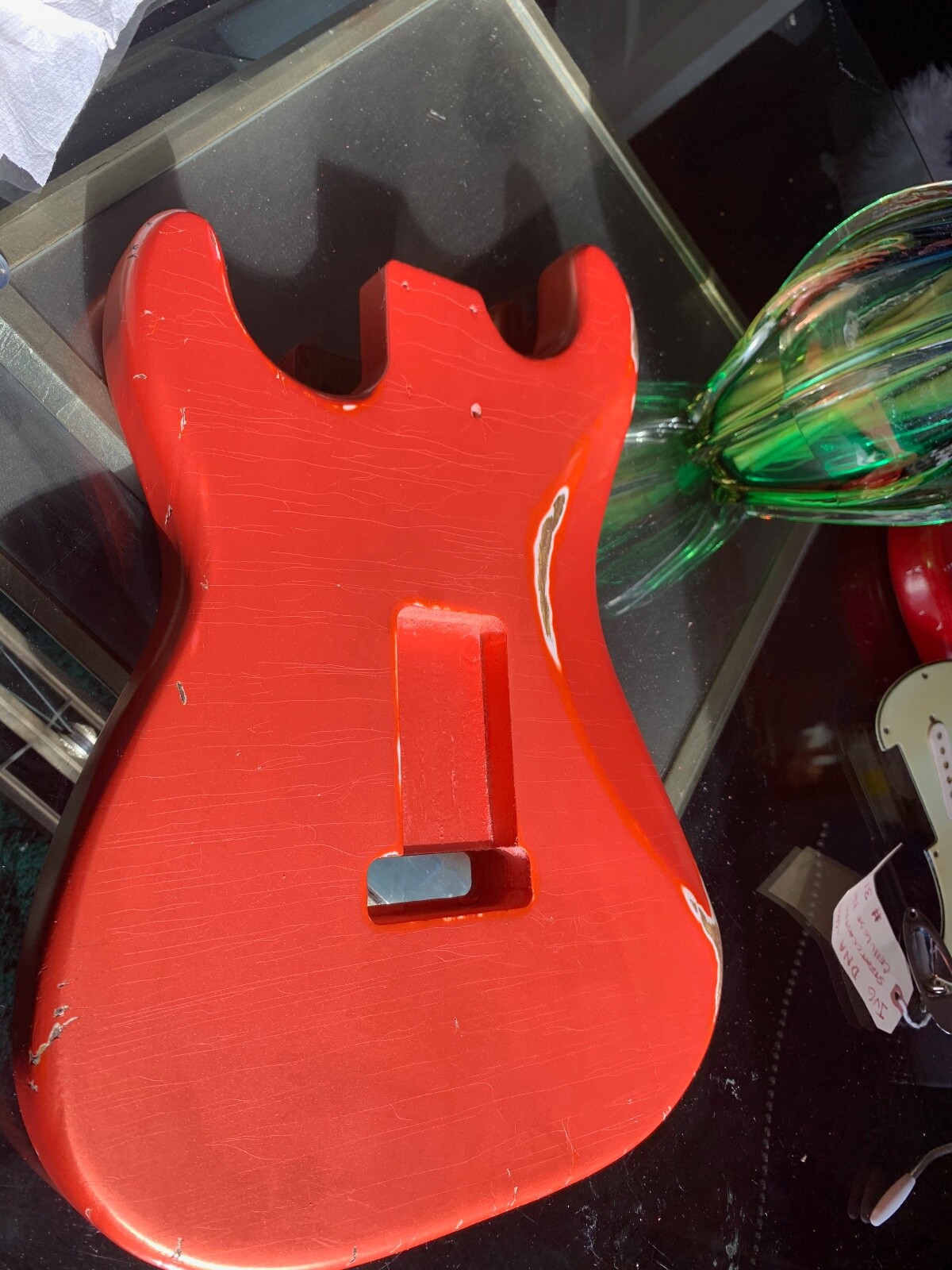 STRAT BODY RELIC 60s NitroLacquer Alder Fiesta Red order yours JVGuitars