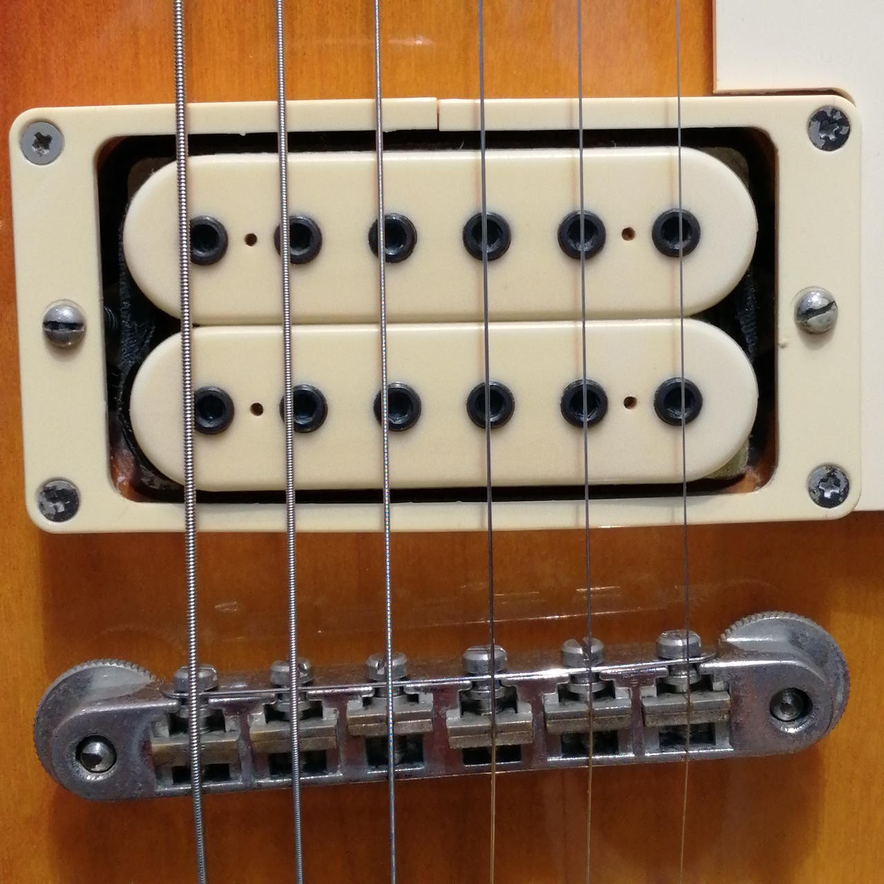 [ORVILLE] LPS-75 Les Paul Cherry Sunburst Electric Guitar Used From Japan GigBag