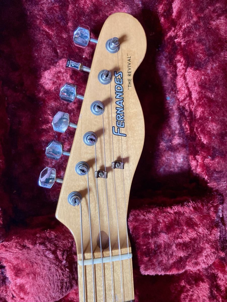 Electric Guitar Fernandes Revival RTE45 Telecaster Made in Japan SN6081245