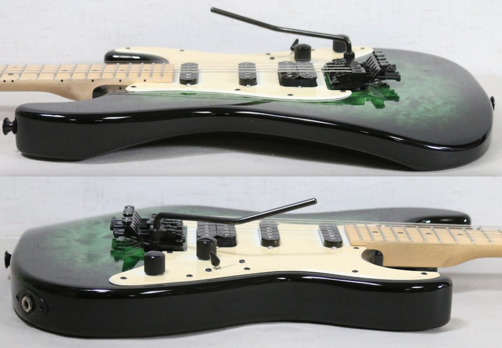 Jackson X Series Signature Adrian Smith SDXQ Electric Guitar Transparent Green