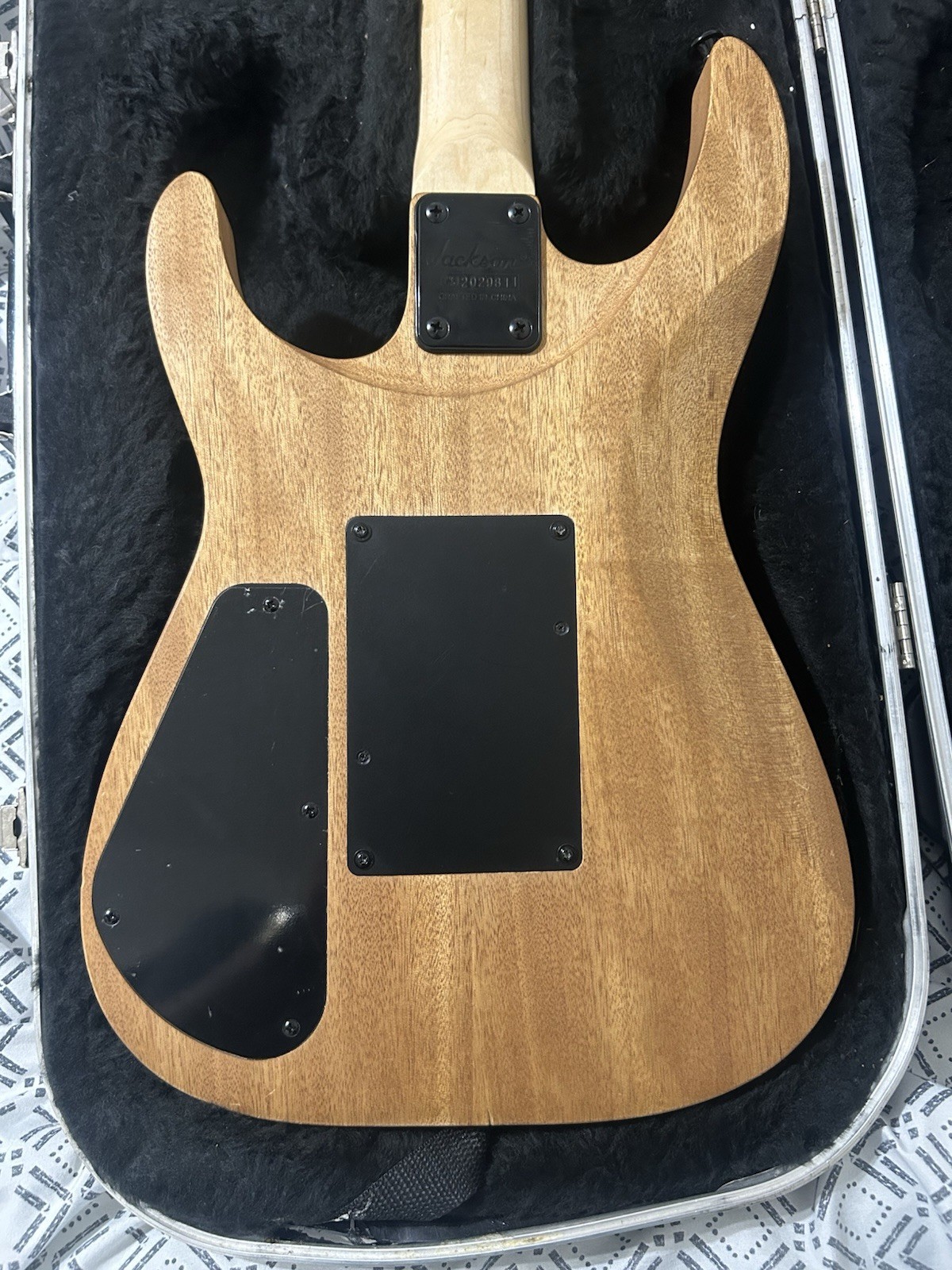 Jackson JS Dinky Arch Top JS32 DKA Electric Guitar Natural Oil W/ Hard Case