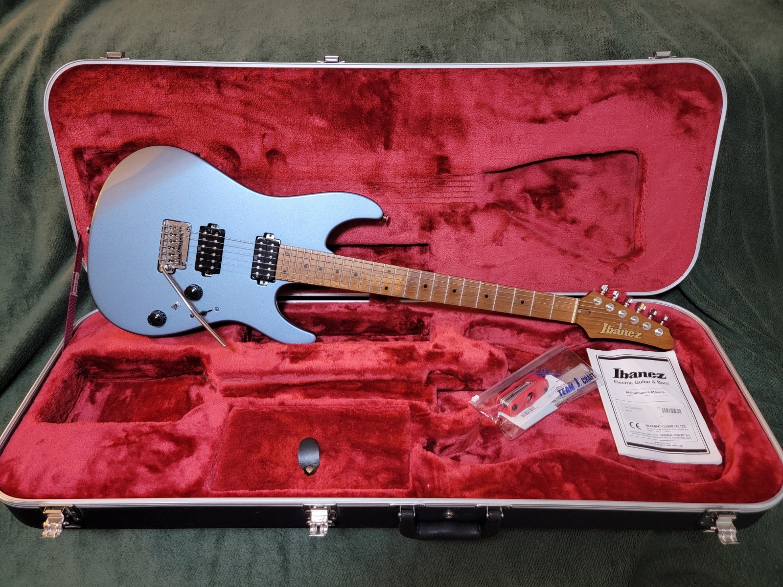 Ibanez Az2402 Prestige Electric Guitar – Ice Blue Metallic