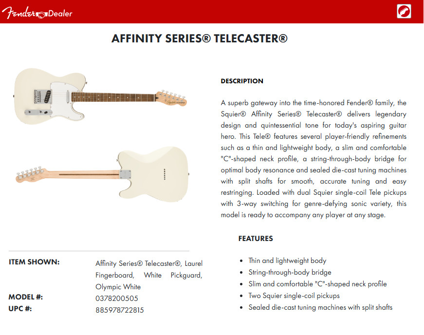 CRACK! Classic Vibe FULL THICKNESS Fender Squier TELE 70’s DELUXE LOADED BODY