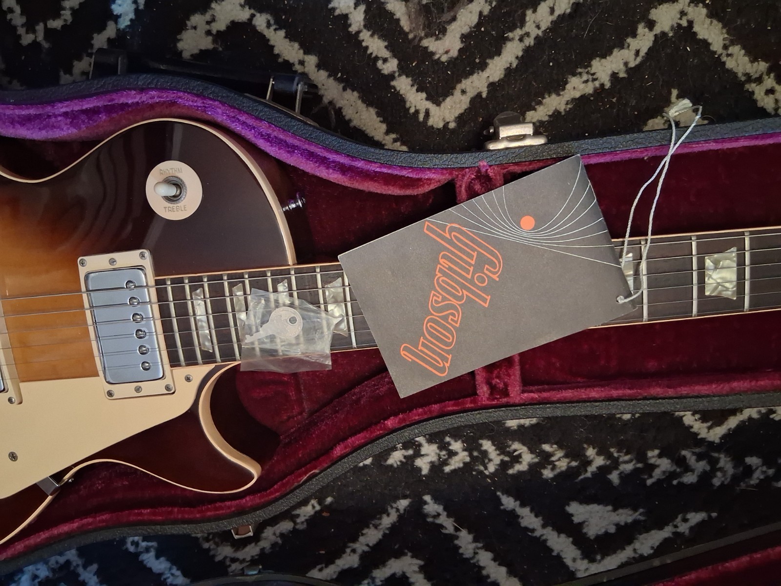Vintage 1974 Les Paul Standard TSB Factory Large Humbuckers Rare find MINT Orig