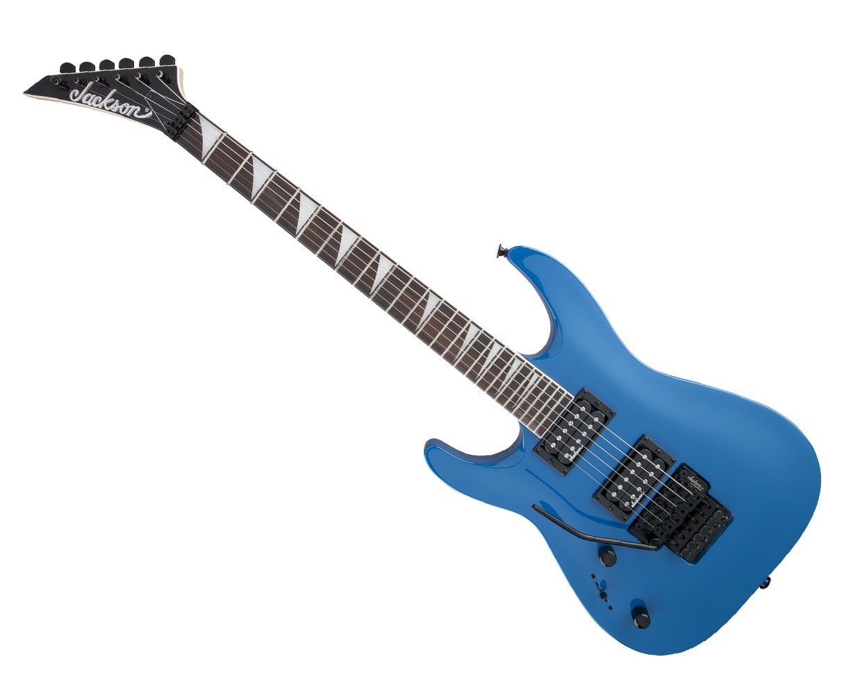 Jackson JS Series Dinky Arch Top JS32 DKA LH – Bright Blue w/ Amaranth FB