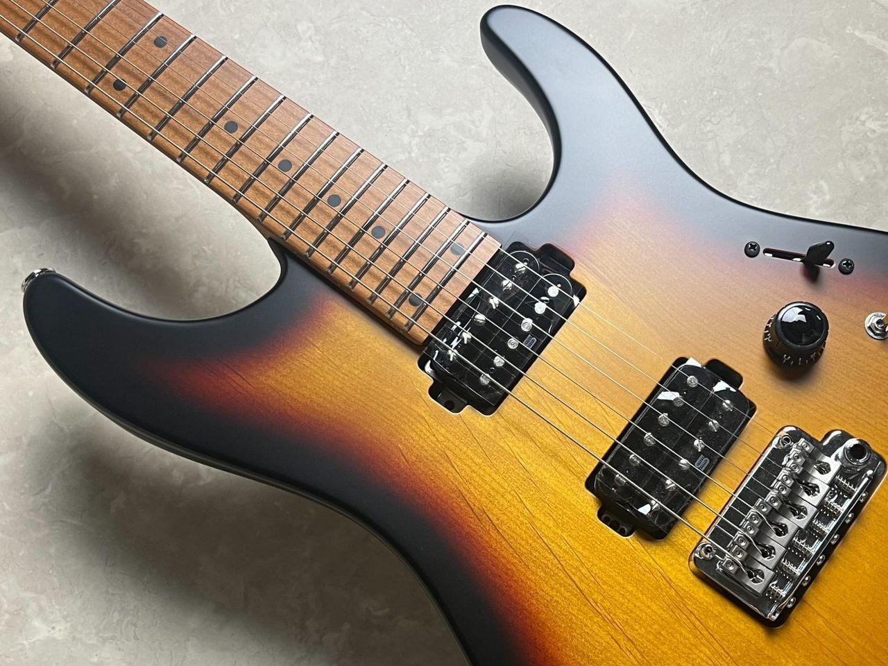 Ibanez AZ2402 Tri Fade Burst Flat Electric Guitar Stainless Fret Used