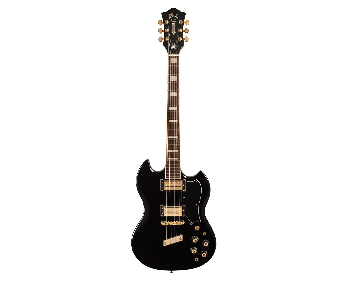 Guild Polara Kim Thayil Signature Guitar – Black – Open Box