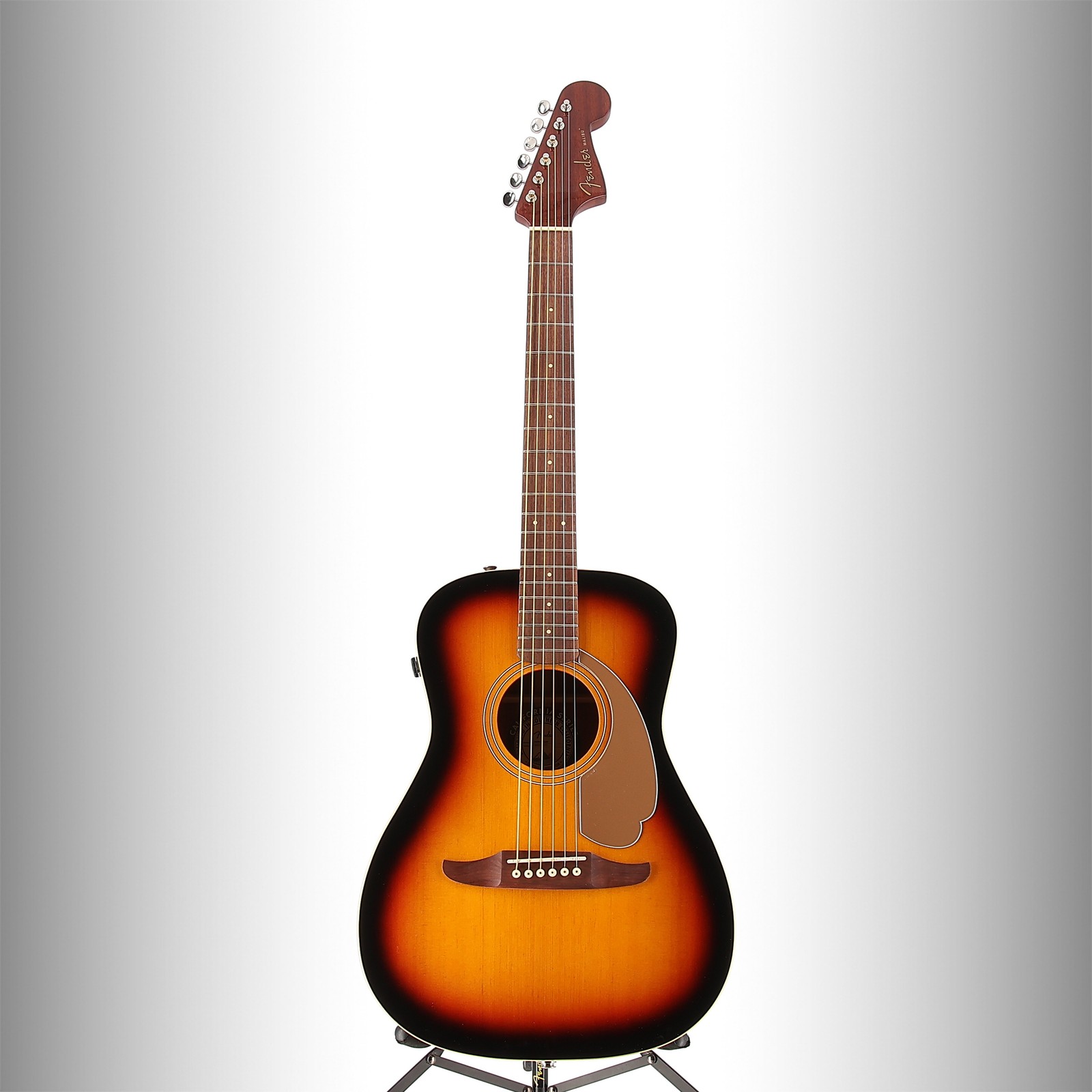 Fender Malibu Player, Walnut Fingerboard, Gold Pickguard, Sunburst (RP)