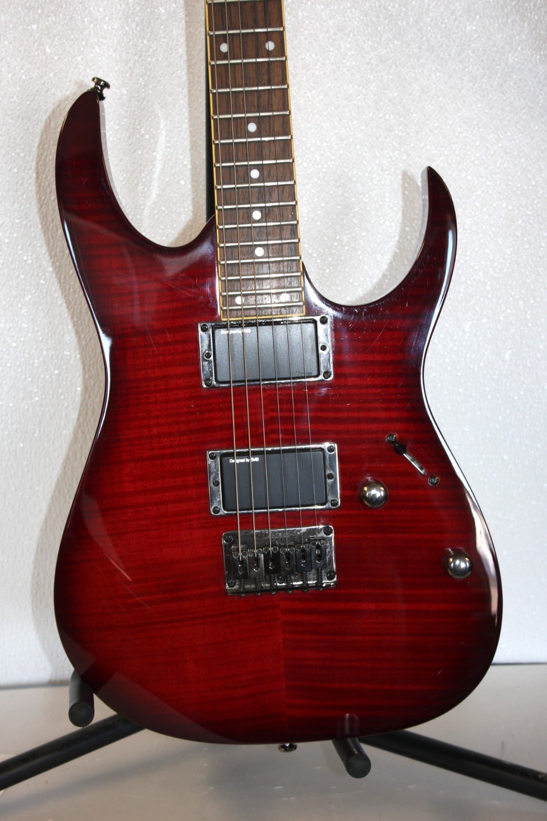 2006 Ibanez RGR421EXFM Blackberry Burst Electric Guitar With Gig Bag