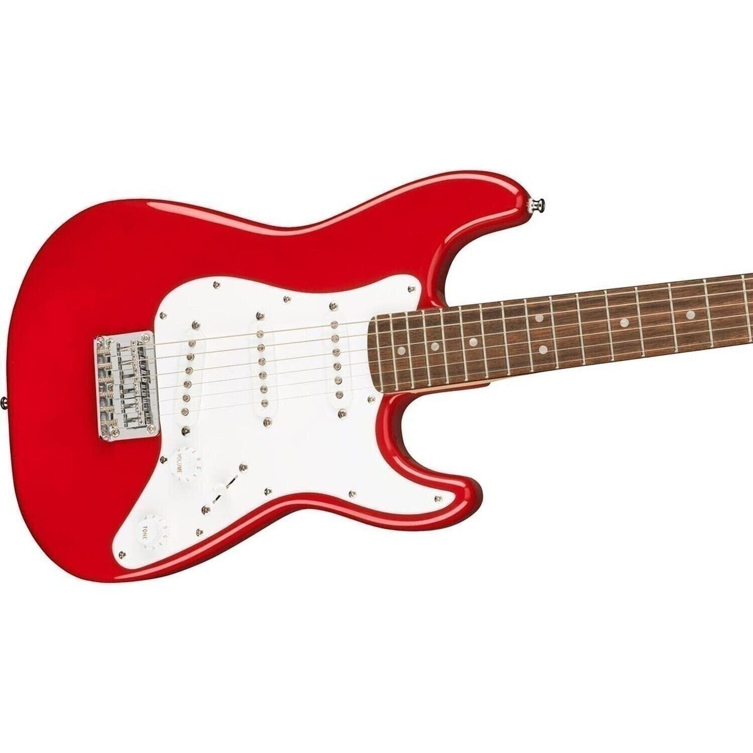 Squier Mini Stratocaster Electric Guitar, Dakota Red, Laurel Fingerboard
