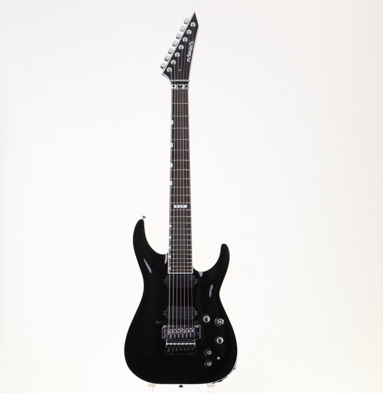 Edwards E-HORIZON-7-GK FR Black Used Alder Body Ebony FB 7-String w/Soft Case