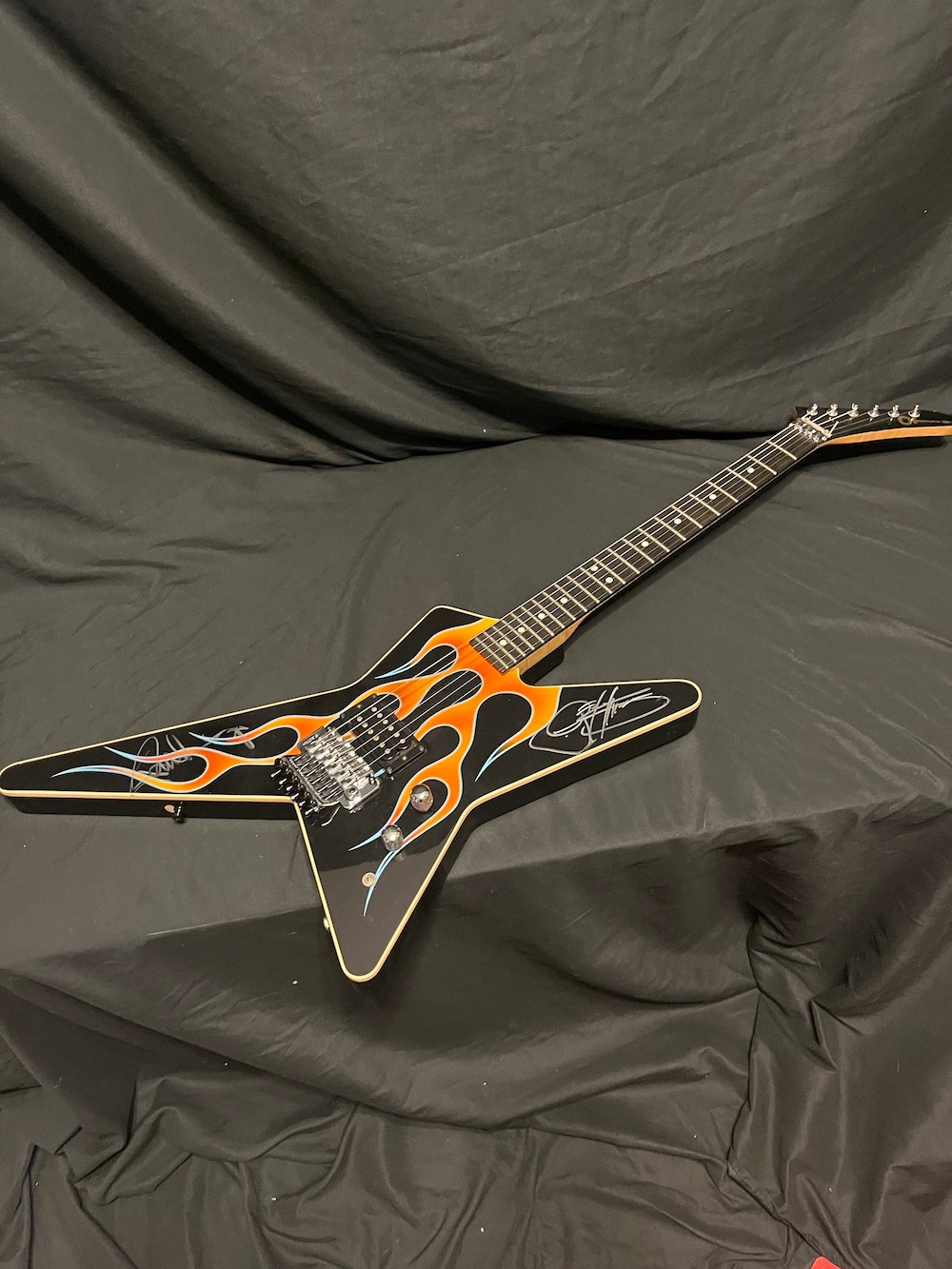 1983 Charvel USA Star Guitar Hot Rod Flame Owned by Paul Stanley of Kiss W/OHSC