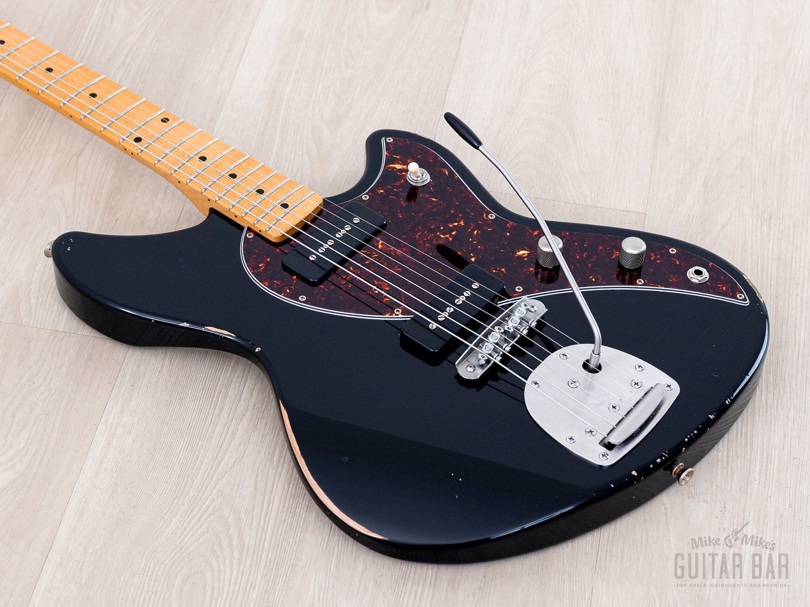 2024 Iconic Carlsbad Vintage Modern P90 Carbon Black Mediium Relic Custom Offset