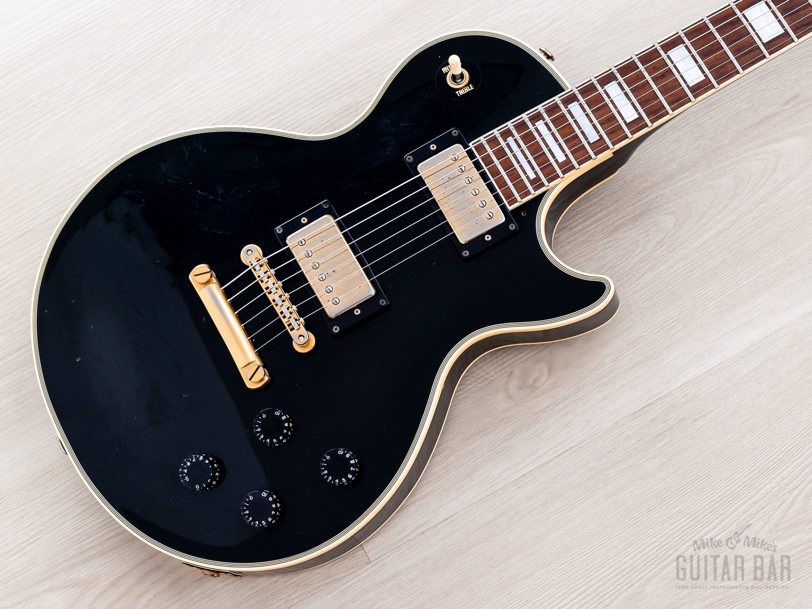 1998 Orville Les Paul Custom LPC-75 Black Beauty Gibson-Licensed, Japan Fujigen