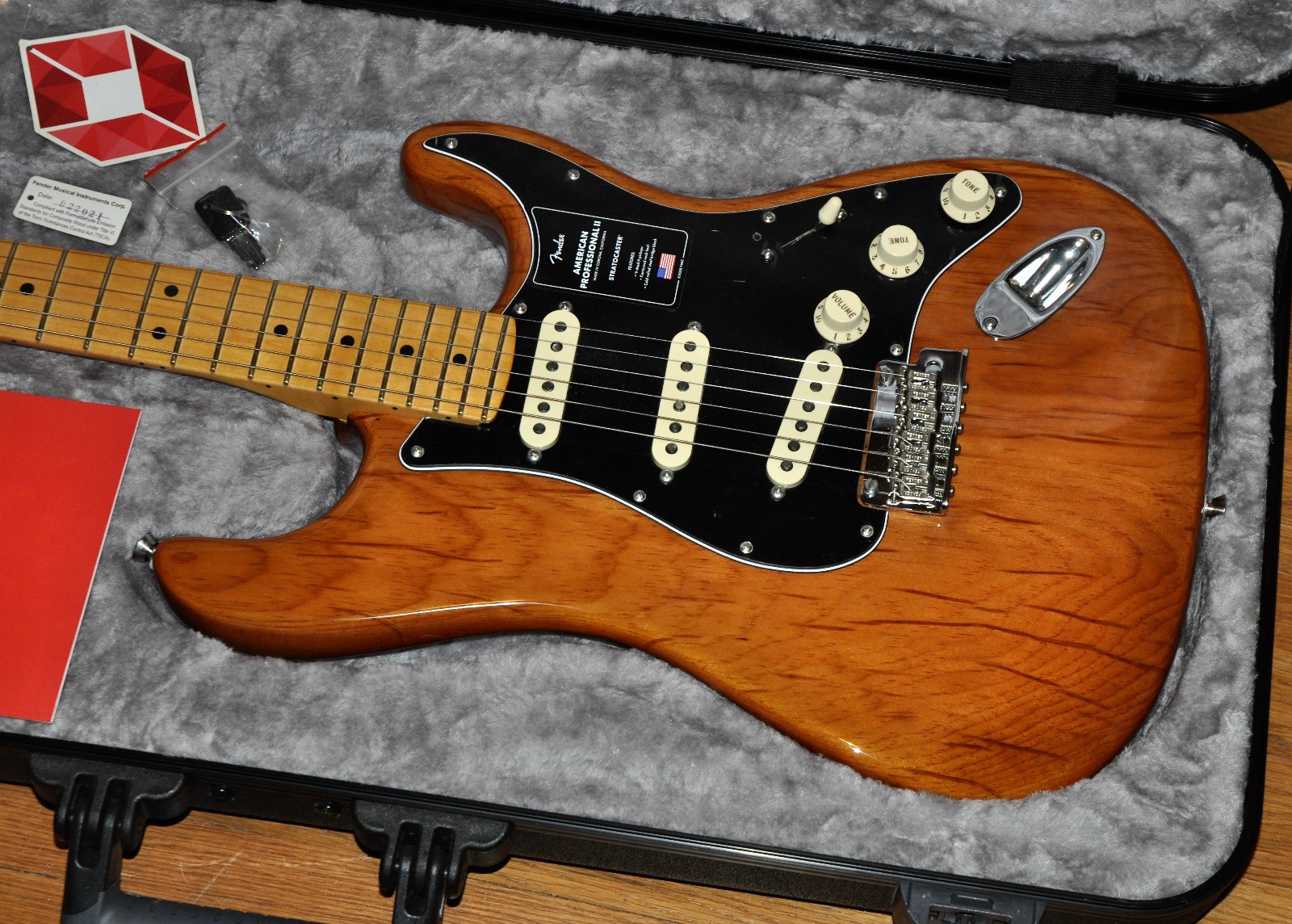 Fender American Professional II Stratocaster • Roasted Pine – Maple Neck • OHSC