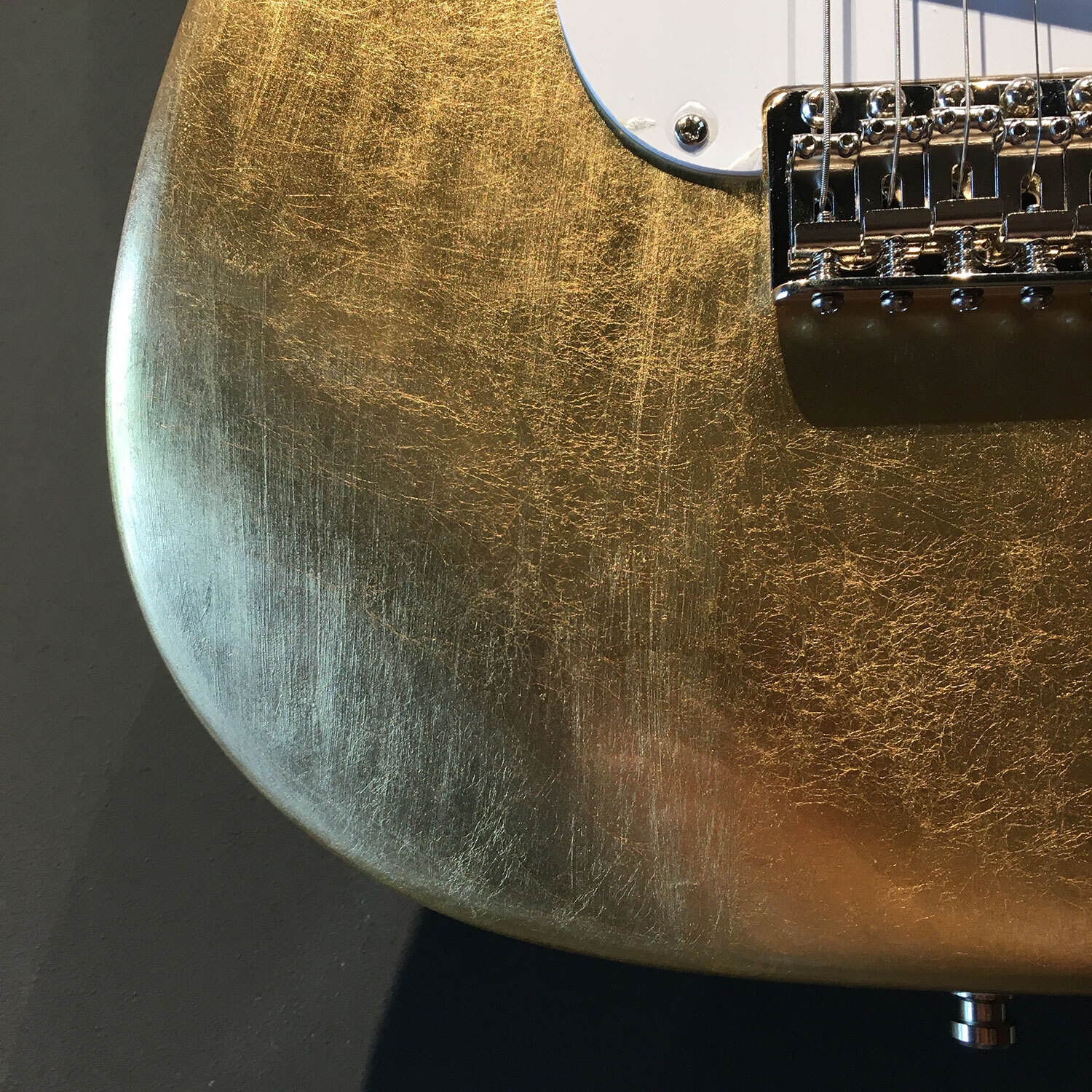 FRANCHIN Mercury guitar Glossy METALLIC LEAF Alder gold S-type *MADE TO ORDER
