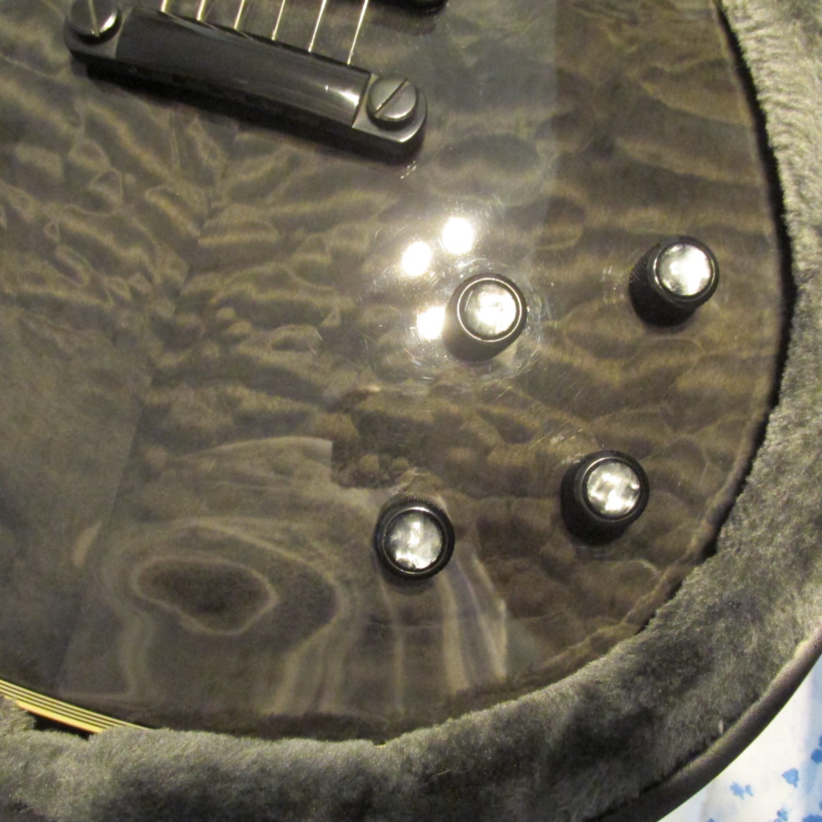 Les Paul Custom Prophecy Plus Epiphone Shop Original Case Black/Green