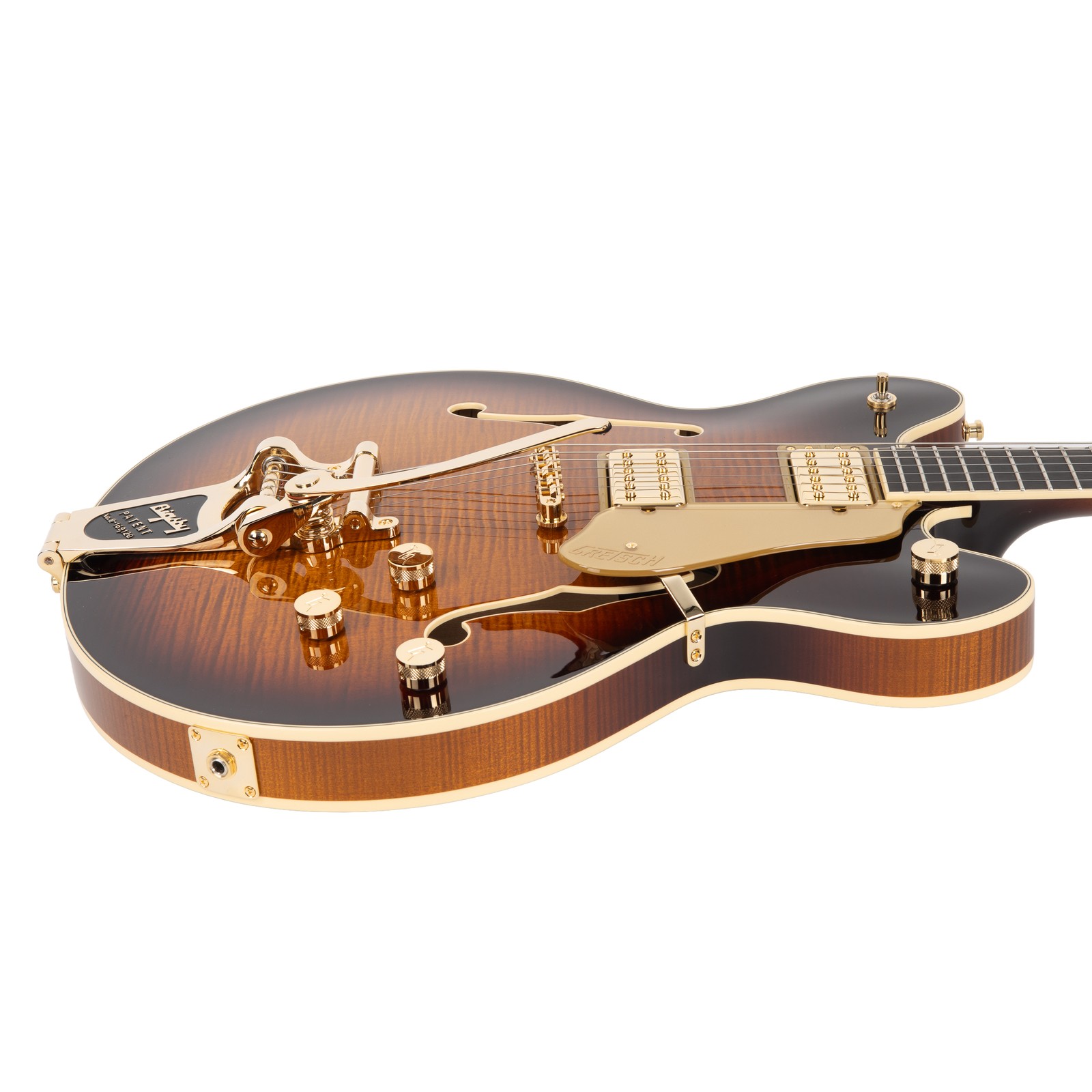 Gretsch Broadkaster LX Figured Center Block with Bigsby – Havana Burst