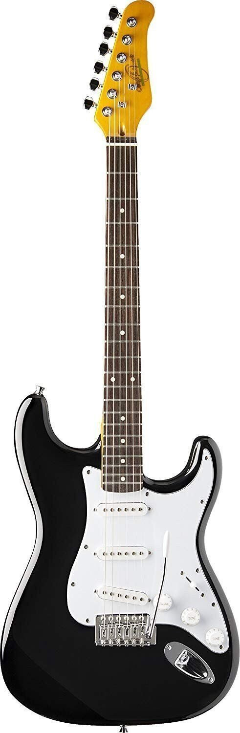 Oscar Schmidt 6 String Double Cutaway SSS Electric Guitar, Natural (OS-300-NH-A)