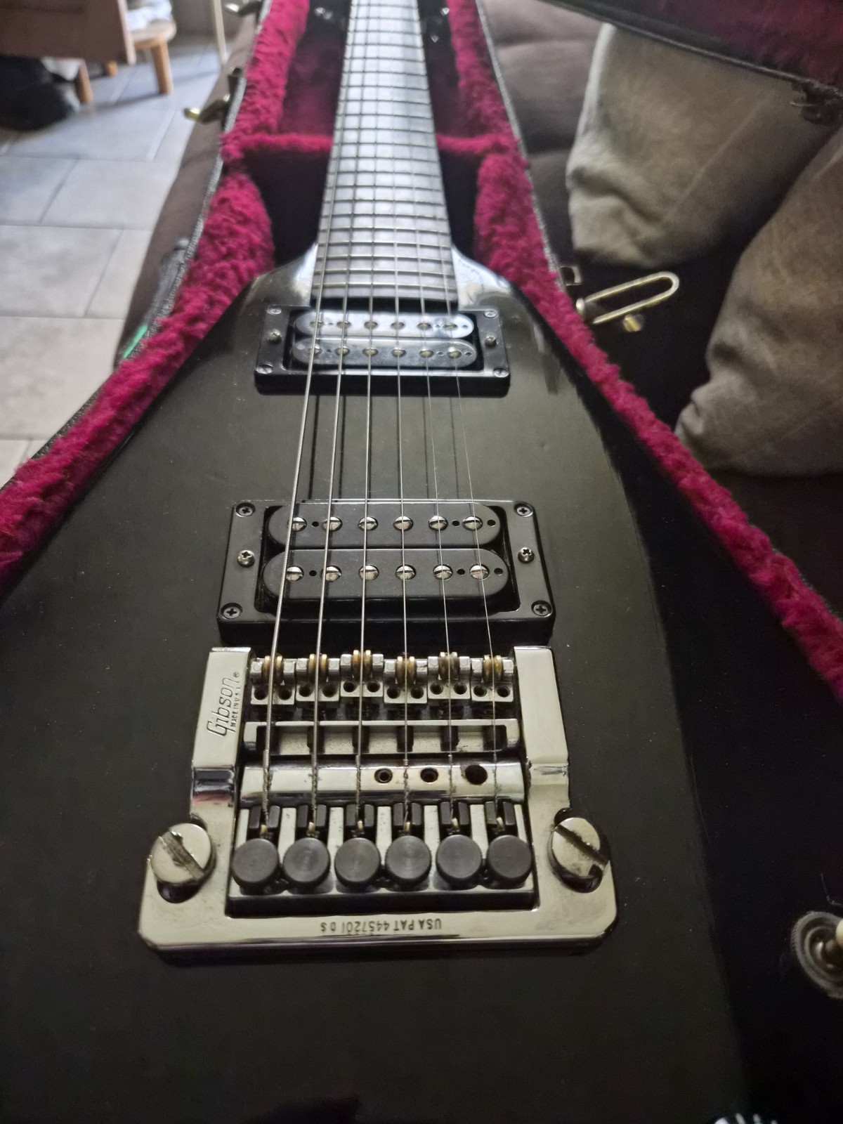 1984 Gibson Flying V with Kahler/ Gibson Super Tune – Ebony