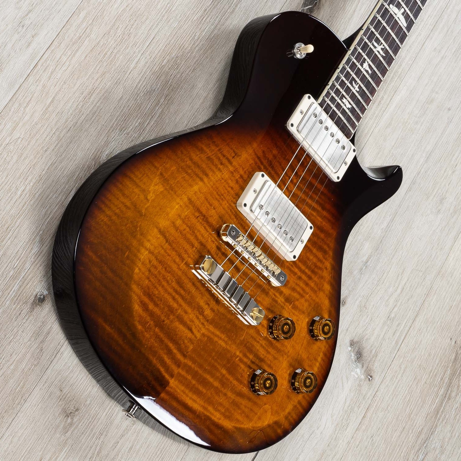 PRS Paul Reed Smith S2 McCarty 594 Singlecut Guitar, USA Pickups, Black Amber