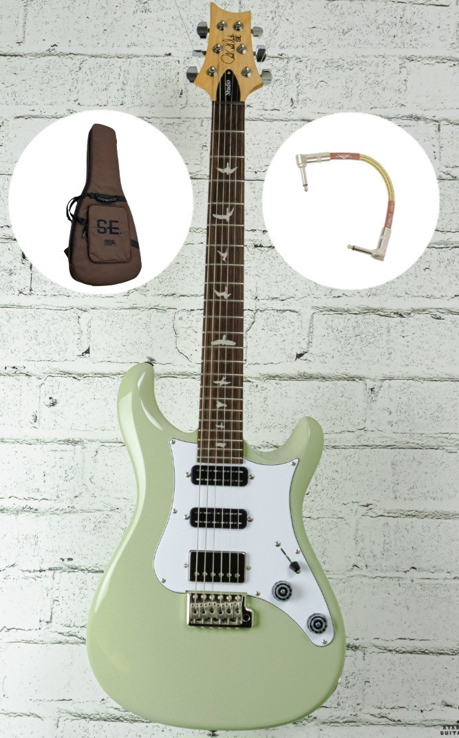 PRS SE Studio Standard Sage Green Guitar BRAND NEW BUNDLE + Case