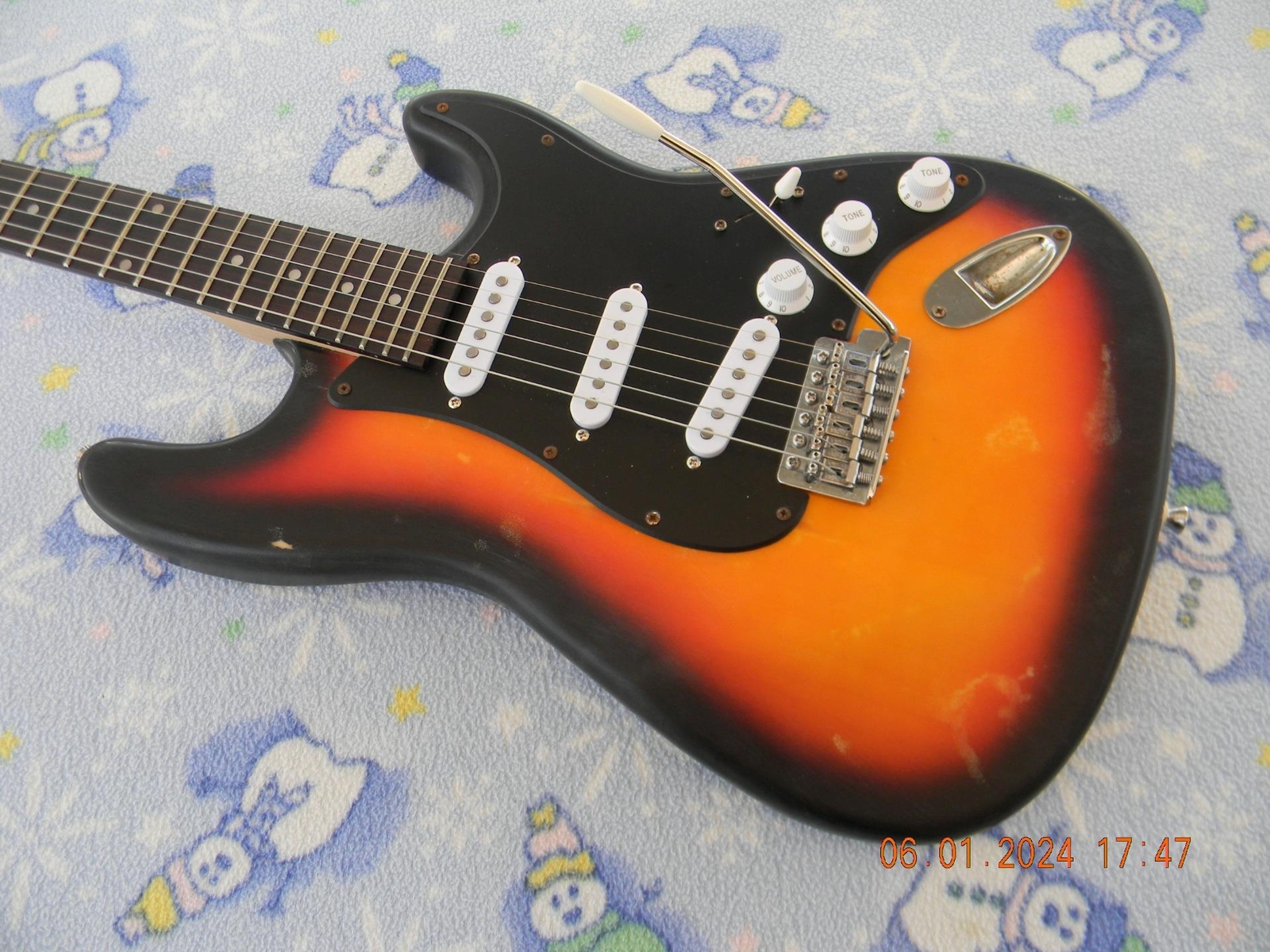 Indio”Custom Shack ” Reliced Strat, Alnico Pickups, Custom Wiring,Big Block Trem