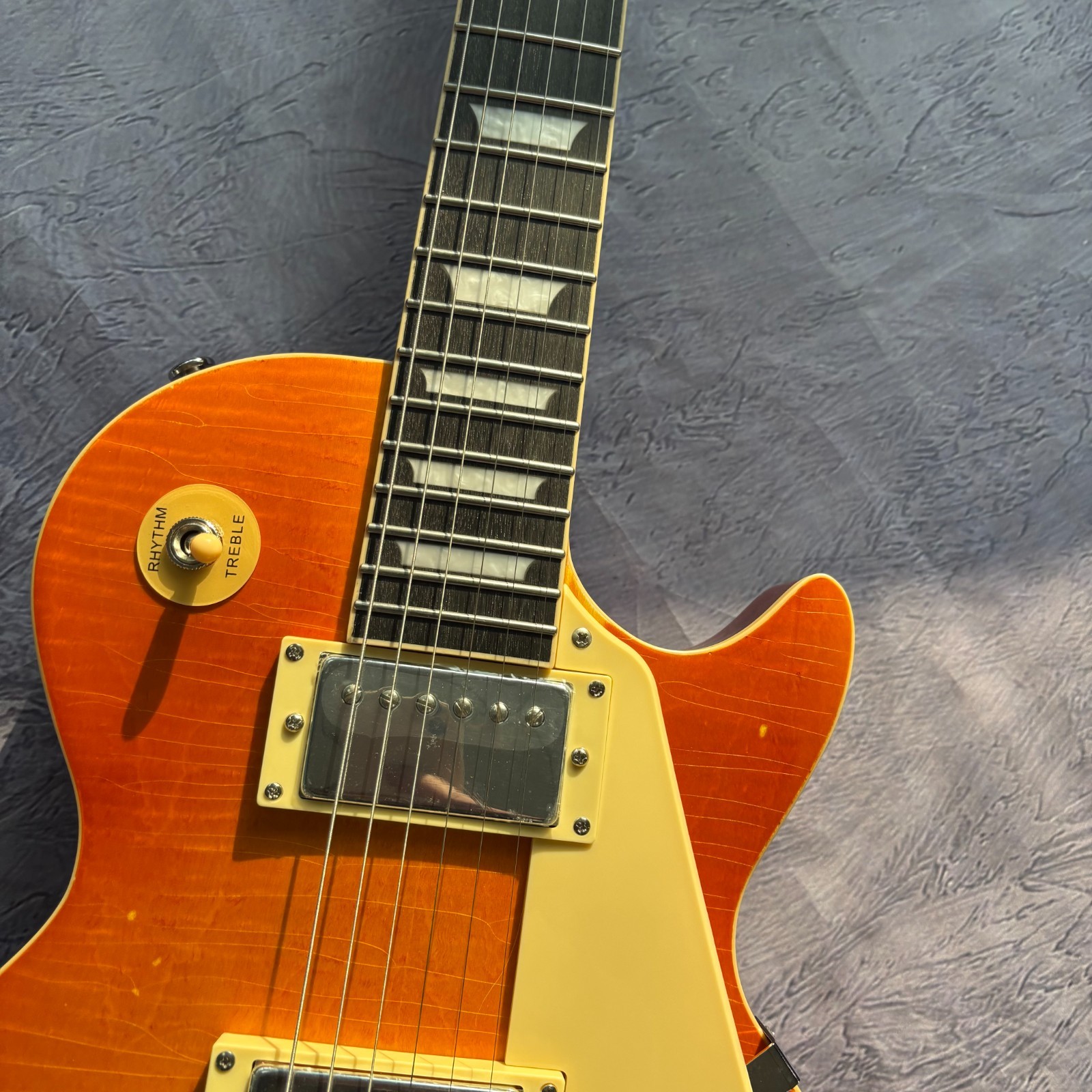 Honey Burst Vintage LP Style Electric Guitar Rosewood Fingerboard Fixed Bridge