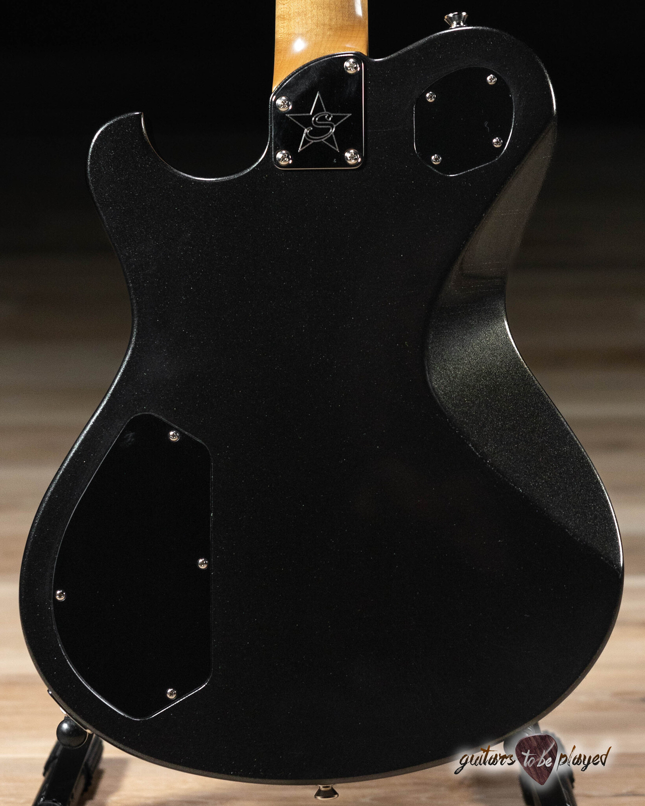 Starr Guitars Hustler Seymour Duncan HB Guitar w/ Case – Black Diamond Firemist