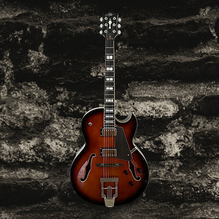 Aslin Dane Jazz King Tobacco sunburst