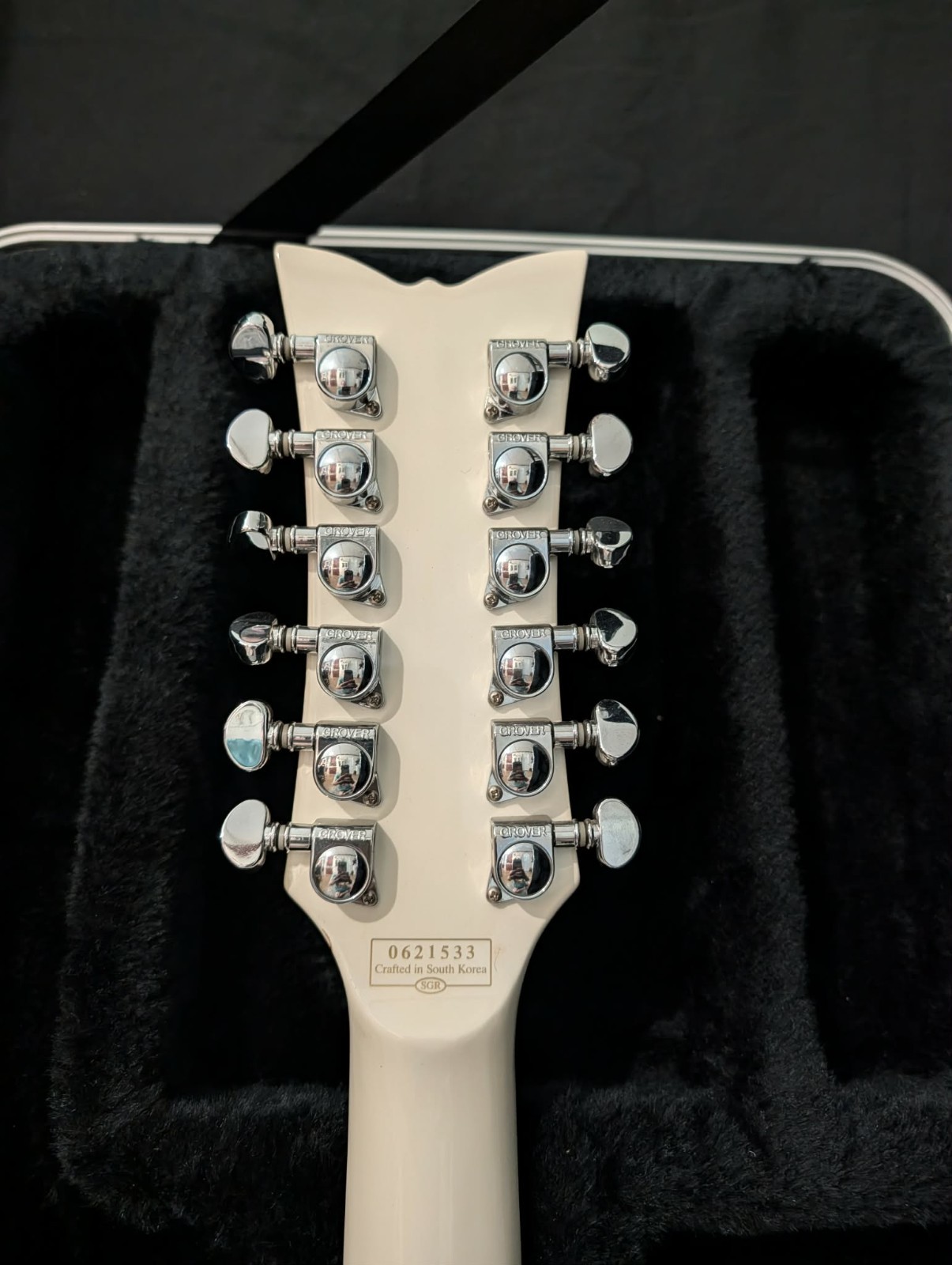 Schecter Diamond Series TSH-12 12-String Solid Body Electric Guitar Blue w/Case