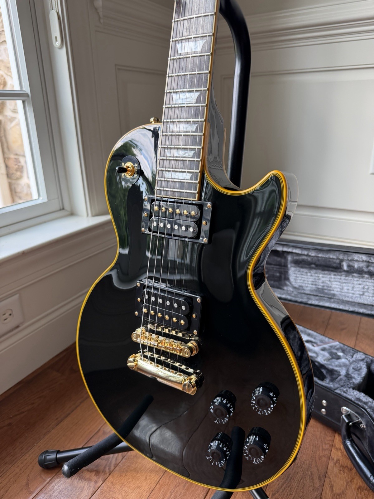 2014 Epiphone Les Paul Custom Classic – Ebony Black