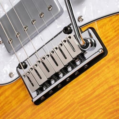 Cort G280 Select Trans Black Flamed Maple Top Alder Locking Tuner Voiced Tone