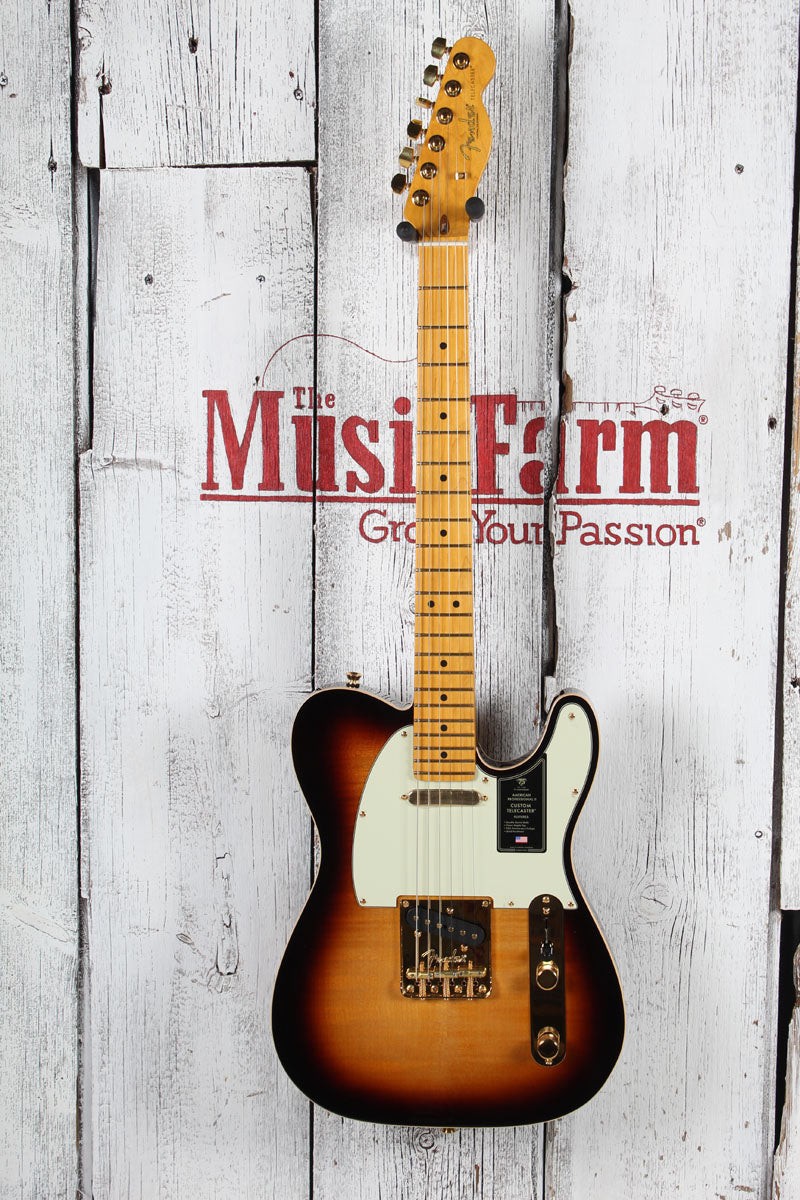 Fender 75th Anniversary American Pro Custom Telecaster Electric Guitar with Case