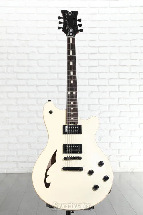 EVH SA-126 Standard Semi-hollowbody Electric Guitar – Vintage White