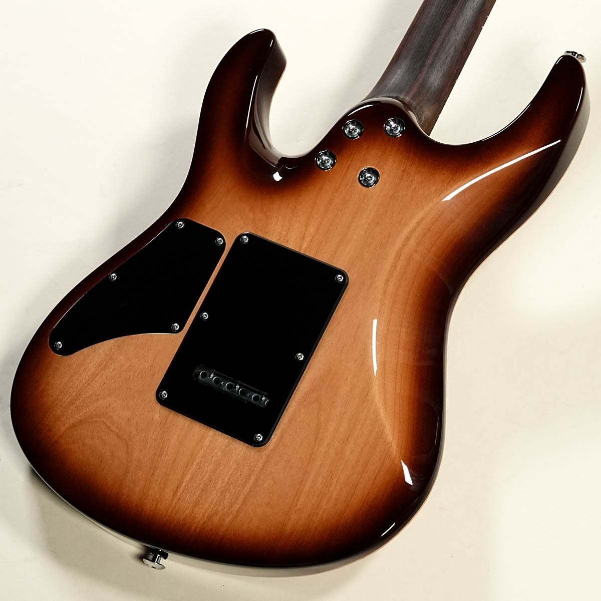 Suhr Custom Custom Modern Burl Maple Top Rosewood Neck Brown Burst