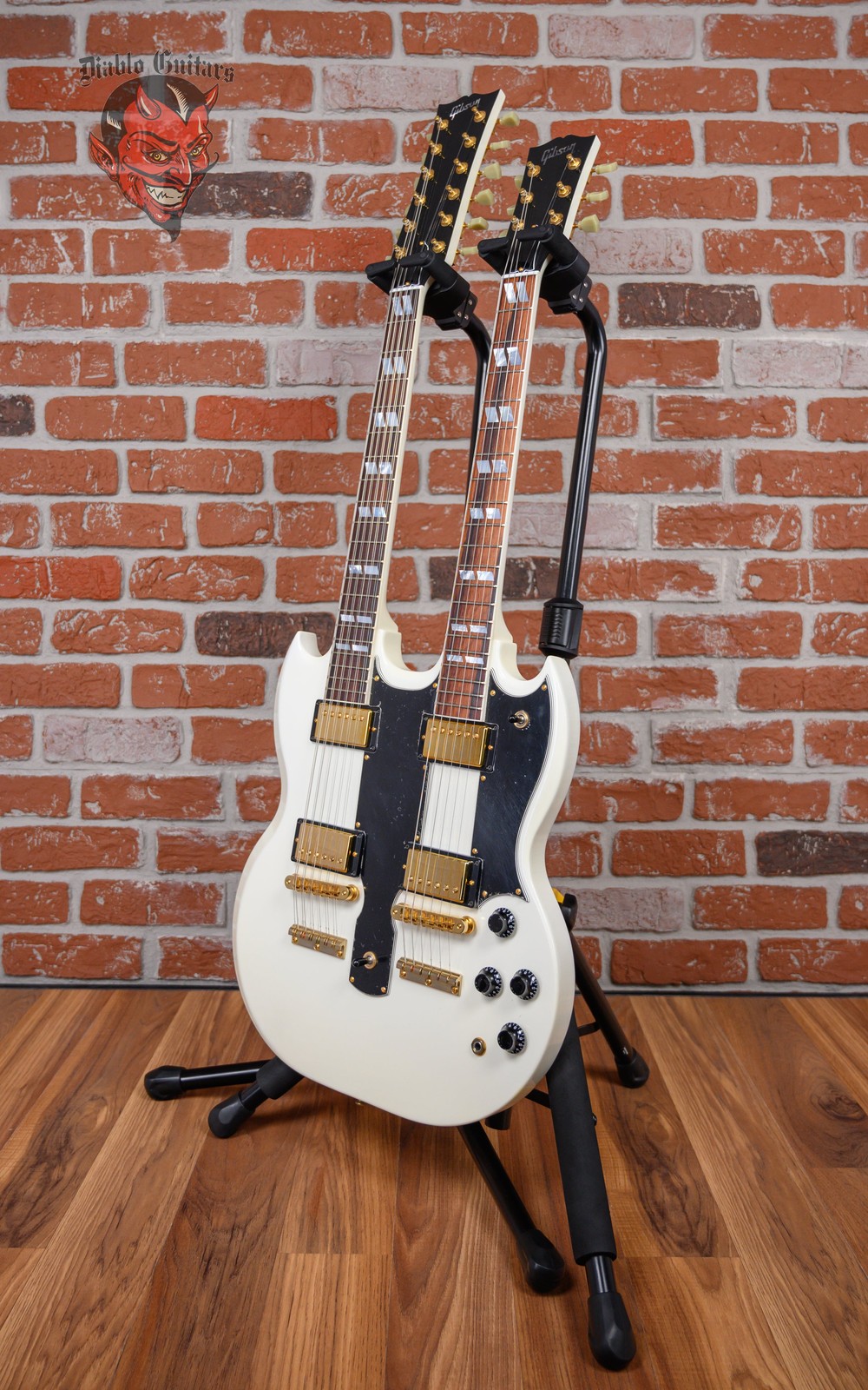 Gibson Custom Shop EDS-1275 Double Neck Alpine White 2008 w/OHSC