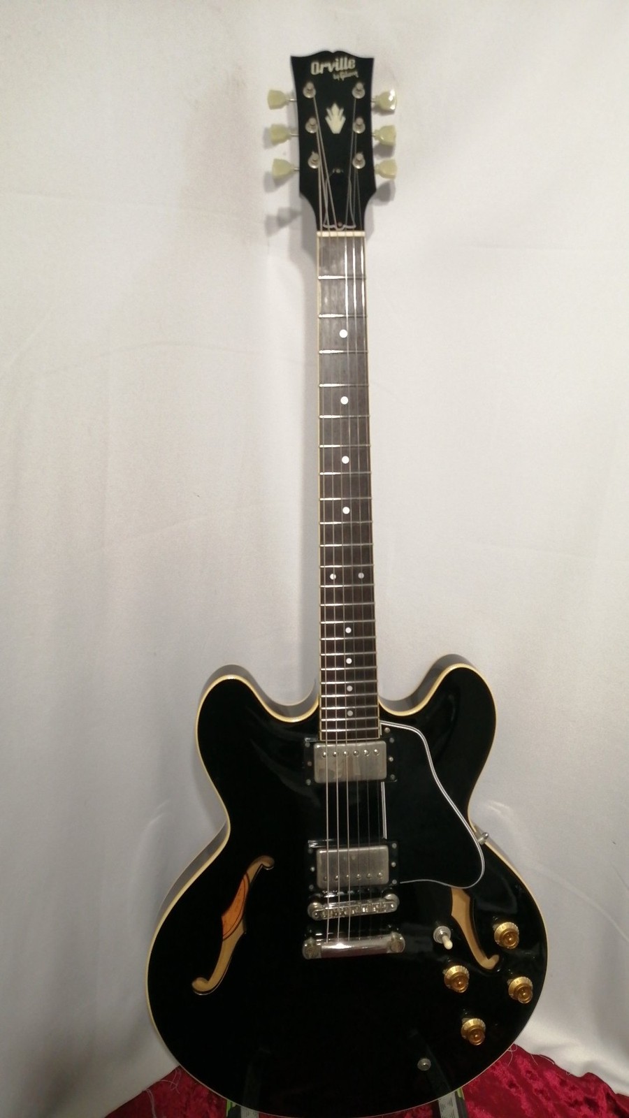 Orville by Gibson ES-BLK Hollow Body Used Tested