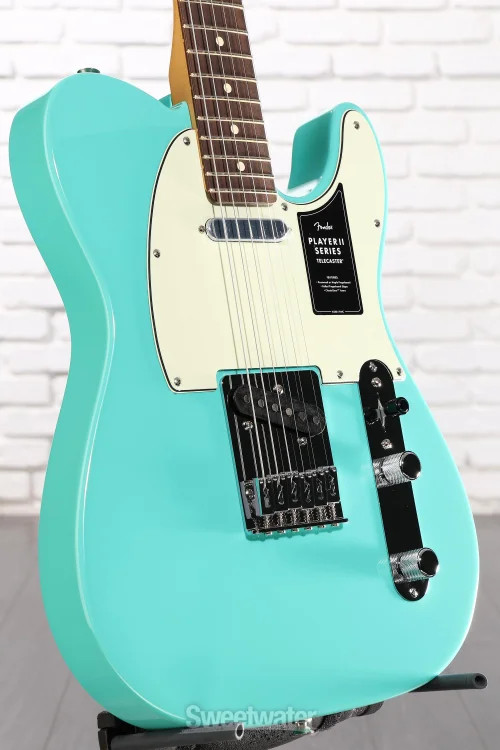 Fender 75th Anniversary Player II Telecaster Electric Guitar – Seafoam Green,
