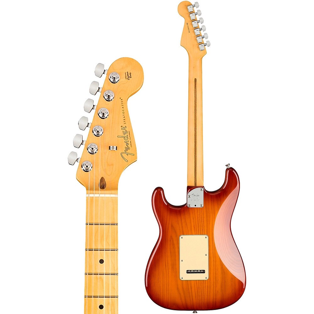 Fender American Professional II Roasted Pine Stratocaster HSS Guitar Sienna Brst
