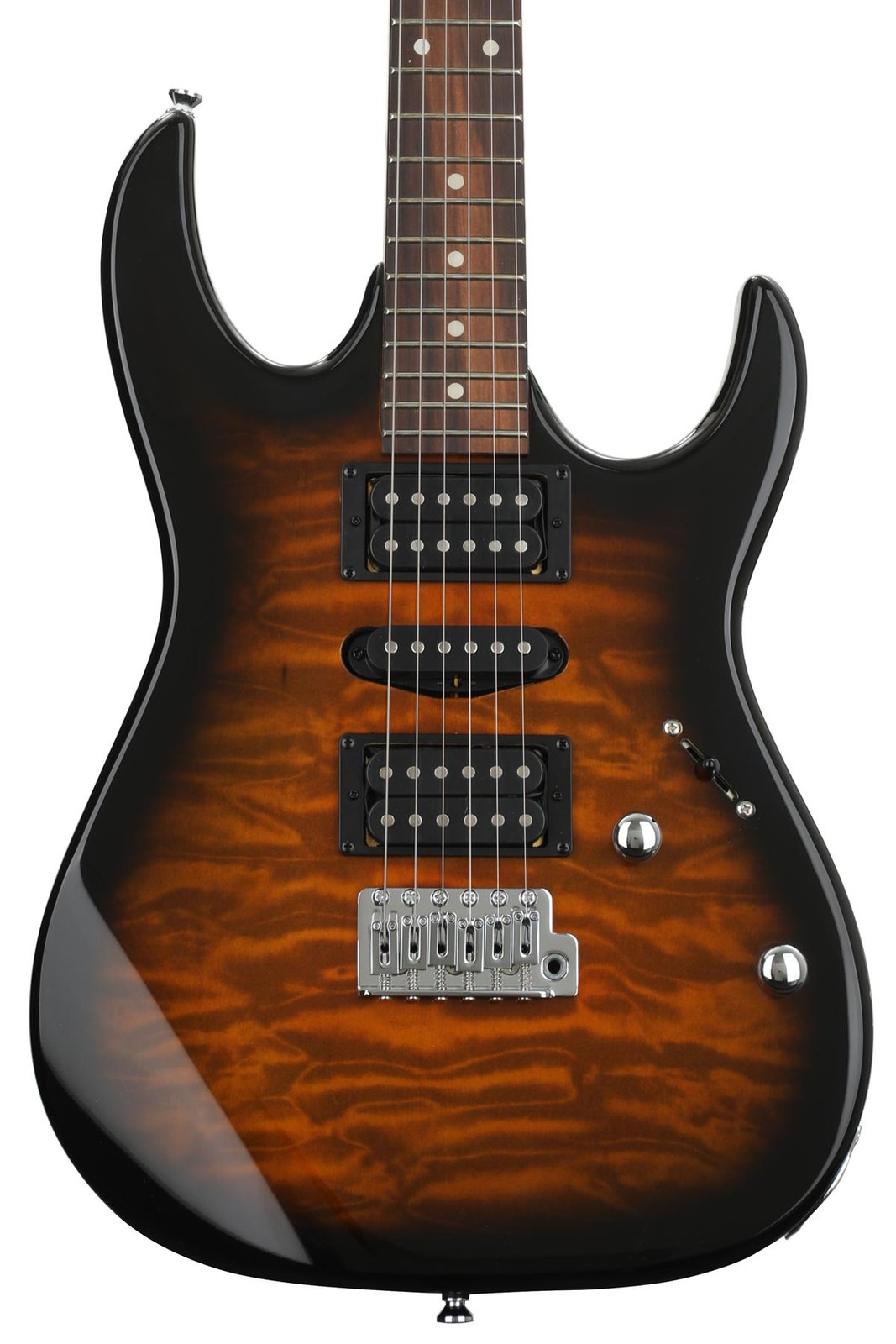 Ibanez Gio GRX70QA Electric Guitar – Sunburst