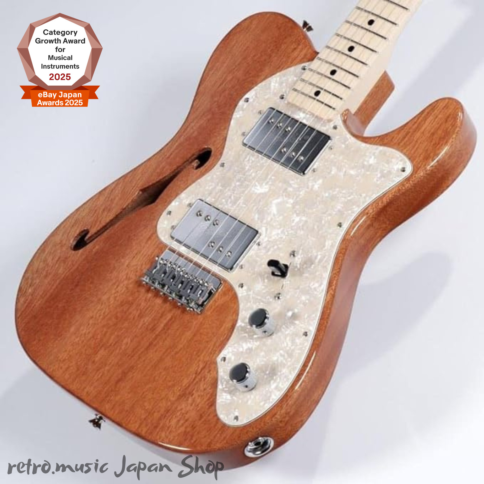 Fender FSR MIJ Traditional 70s Telecaster Thinline Natural Mahogany Body