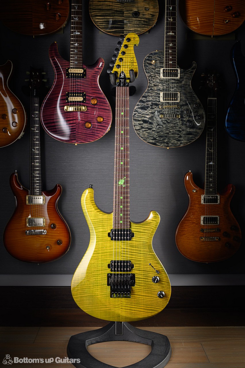 Knaggs Guitars Severn SS/XF Lime Green Steve Stevens Signature Used